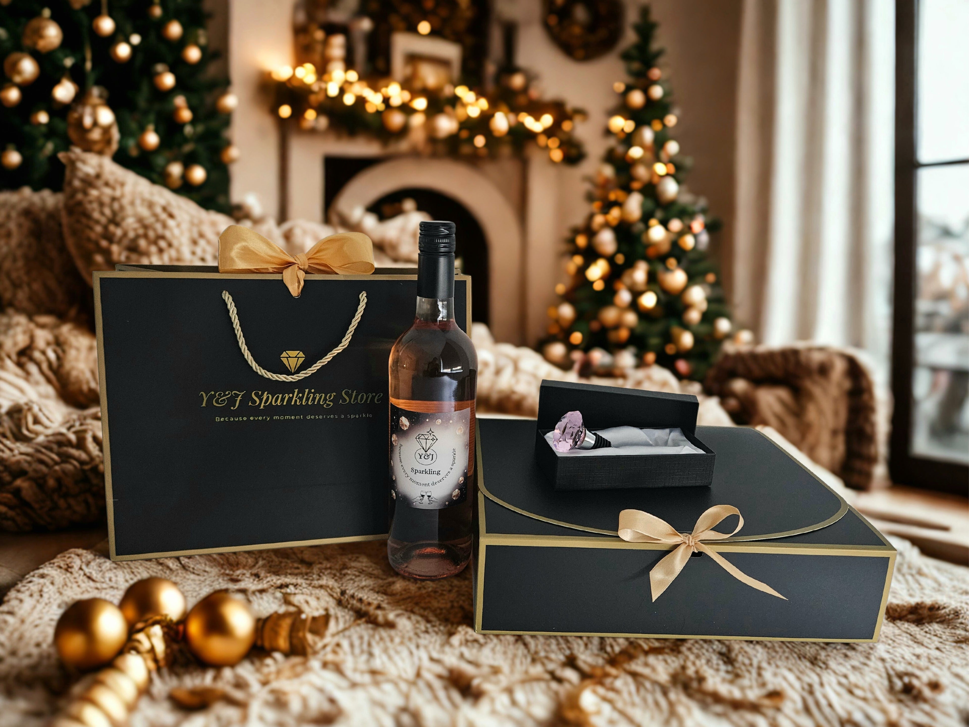 ✨ Rosé Syrah – met Luxe Diamond Pink Stopper ✨